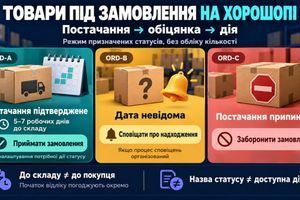 Як організувати товари під замовлення на Хорошопі фото