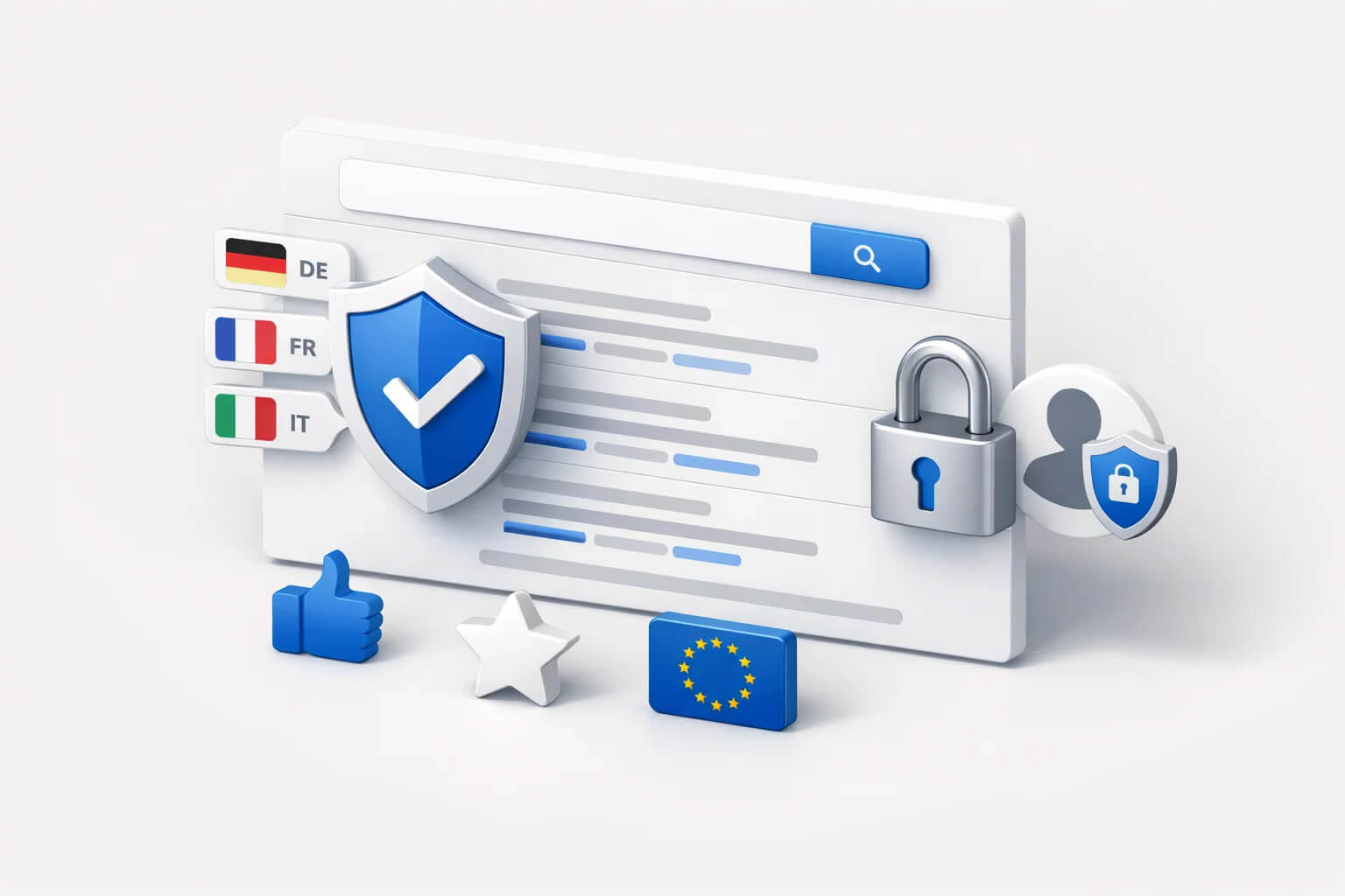 У європейській видачі Google важливі не тільки ключові слова, а й сигнали довіри: мова, країна, безпека, відгуки і зрозумілі умови.
