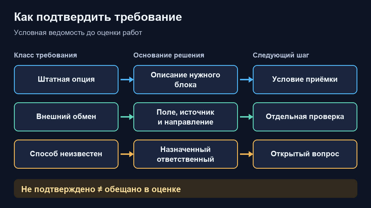Три пути требования Хорошопа: штатная опция, внешний обмен и неподтверждённый способ